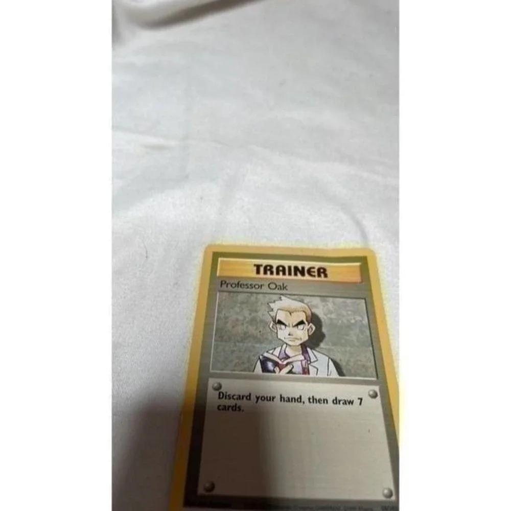 Pokémon Professor Oak 88/102 Card.